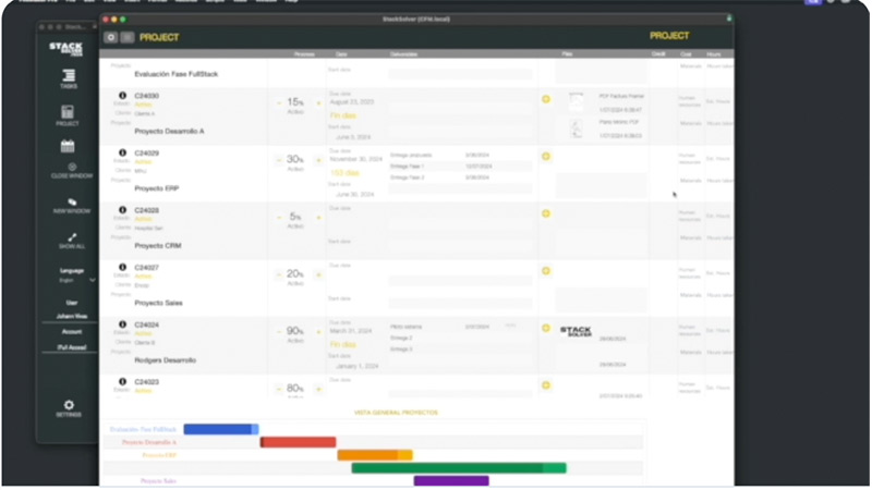 Vista previa de Soluciones empresariales a la medida.